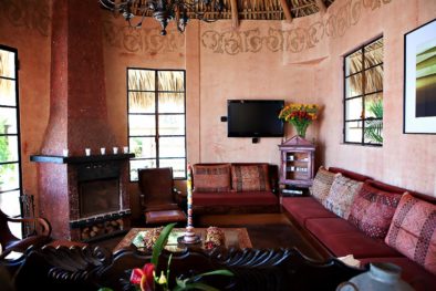 Living room at our vacation home near Panajachel GUA