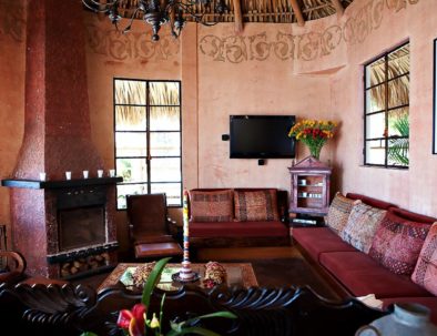 Living room at our vacation home near Panajachel GUA